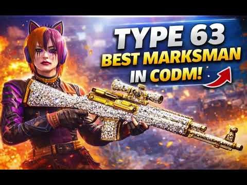 Type 63 Is META 🔥 | Best Marksman Rifle in CODM