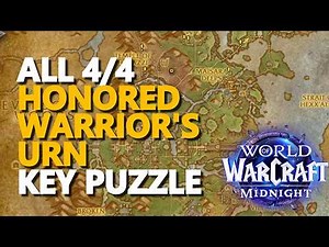 All Honored Warrior's Urn Puzzles WoW