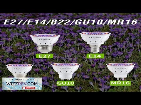 E27 LED Plant Grow Lights GU10 Full Spectrum Indoor Hydroponics Flower Seeds