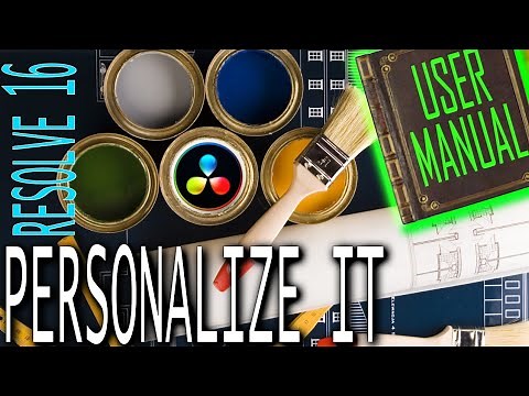 User Preferences (Beginners)-DaVinci Resolve: The Manual Series #3