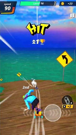 Can I Win This Crazy Skate Race? #automobile #gaming #basketballshorts