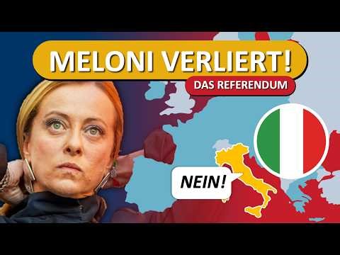 Wackelt Meloni? Was Italiens Referendum für sie bedeutet