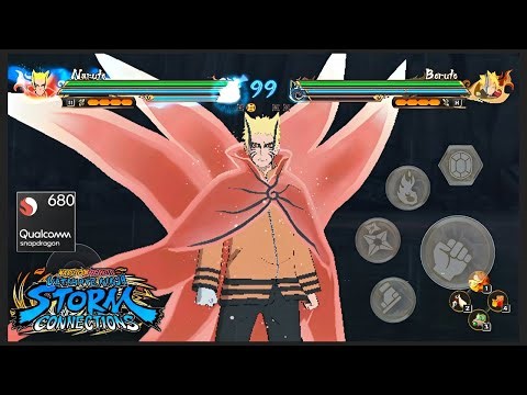 I tried NARUTO X BORUTO Ultimate Ninja STORM CONNECTIONS on snapdragon 680 with low graphics