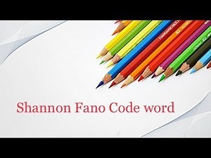 الشرح الشامل الأبسط لخوارزمية ضغط Shanon-Fano coding