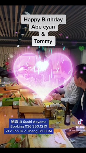 Celebrate Special Moments at Sushi Aoyama