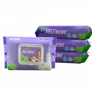[Hot Item] Organic Wet Cleaning Pure Water Based Cotton with Lid Cover Newborn Baby Wipes