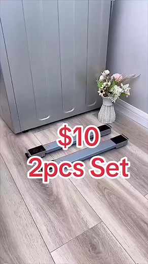 $10✅ Washing Machine Stand Movable Adjustable Refrigerator Base Mobile Roller Bracket 24 Wheel