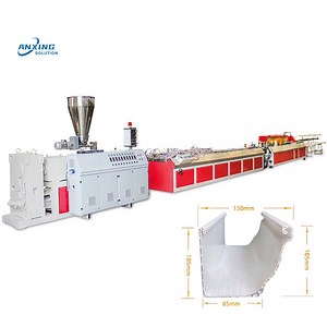 [Hot Item] Plastic PVC Square Tube and Rain Gutter Profile Extrusion Machine PVC Gutter Profile Extrusion Line Making Machine