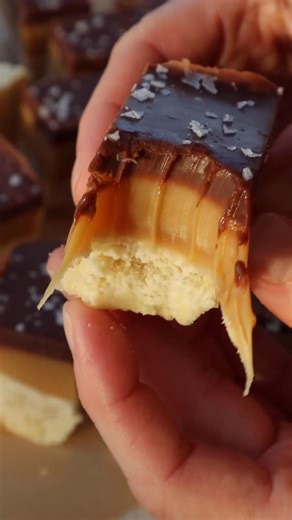 Amelia Sewell on Instagram: "Millionaire’s Shortbread Recipe- These classic Millionaire’s Shortbread cookie bars are made with buttery shortbread, soft-chewy caramel, and a chocolate topping. A perfect holiday dessert for Christmas baking, Hanukkah gatherings, and all of your cozy winter entertaining! Have you made Millionaire’s Shortbread before? All recipes are found at www.ameliaisnotachef.com INGREDIENTS Shortbread * 1 cup (226 g) salted butter, very soft * ½ cup (100 g) granulated sugar * 2