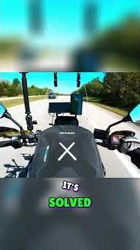 Motorcycle Windscreen Upgrade: Solved Buffeting! #shorts