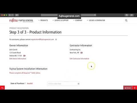 Product Registration Tutorial