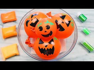 Making 3 Different Satisfying Halloween Themed Slimes! Most Satisfying Slime ASMR Video #3!