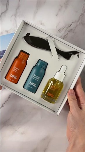 Home spa ritual: body oil, body wash and gua sha for total relaxation