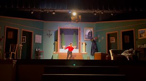 Here is Audrey as the Singing Telegram in the play Clue! She knocked it out of the park! #weloveaudreydba | Audrey's DBA Photo Booth