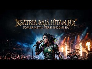 Ksatria Baja Hitam RX – Power Metal ⚡🔥 | Epic Heroic Metal Tribute