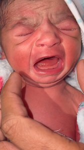 The baby is now crying after the vaccination. #baby #cutebaby #delivery #newborn #docter | Inderpal Yadav