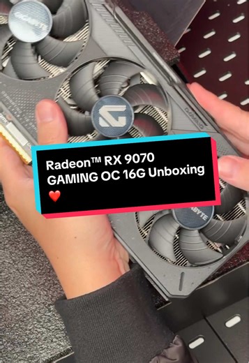Unboxing the RX 9070 XT Gaming OC 16G Graphics Card