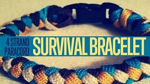 Paracord Braid | DIY 4 Strand Paracord Braid With Core And Buckle
