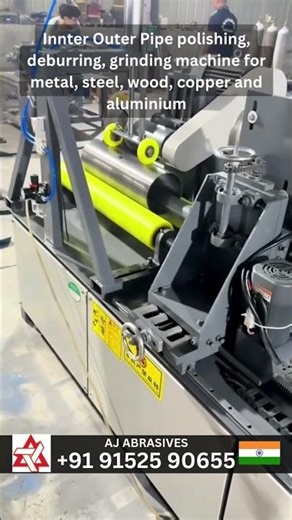 Innter Outer Pipe polishing, deburring, grinding machine for metal, steel, wood, copper and aluminiu