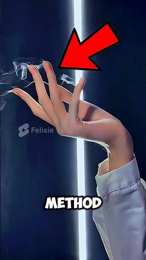 How to Make Smoke from Your Fingers 💨👌