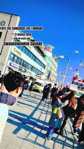 BTS THE COMEBACK LIVE at Gwanghwamun Square