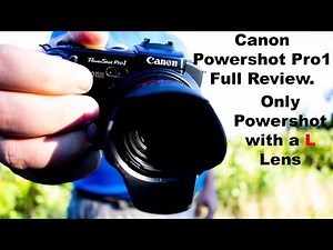 Only POWERSHOT with a L Lens!!! Canon Powershot Pro1 Review