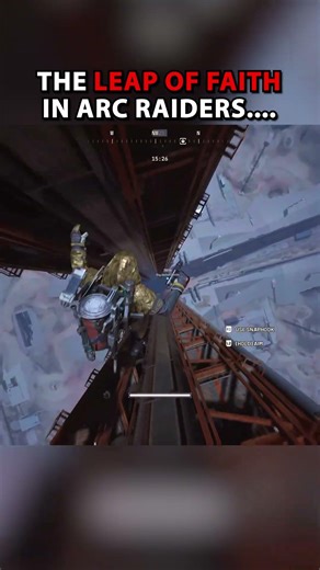 Jumping Off A TOWER in Arc Raiders 💀 #arcraiders #gaming