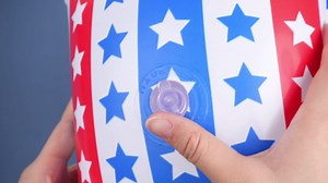 4 Pack Adult Arm Floaties for Summer 4th of July Inflatable Water Wings Independence Day Pool Arm Float Men Women Patriotic American Flag Water Swimming Ring for Adults Swimming Pool Party