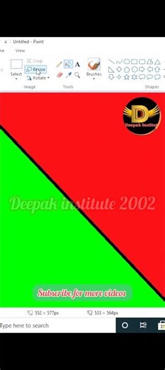 MS paint mein gradient kaise banaen how to create gradient #paintindia