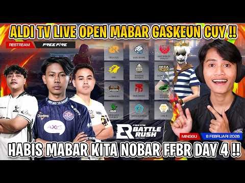 ALDI TV MABAR TEAMCODE KUY - NOBAR FF BATTLE RUSH SERIES DAY 4 !!