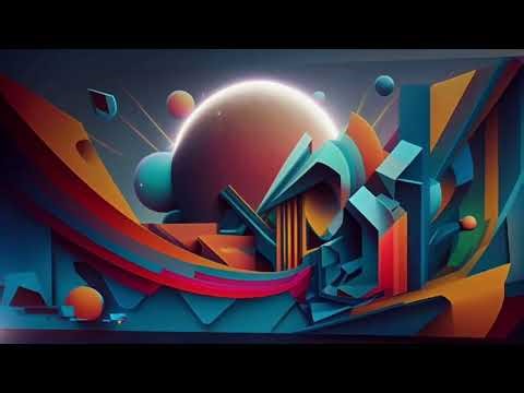 4K Abstract Geometric Motion Art – Ambient Loop for Relaxation & Focus