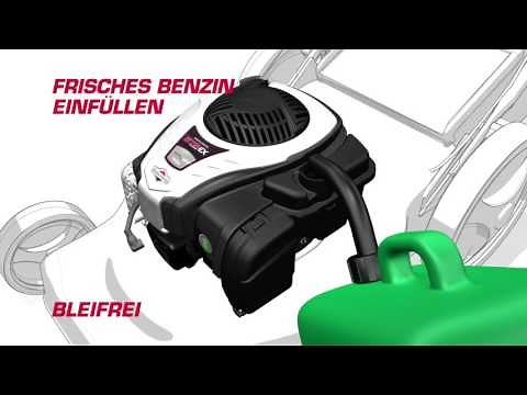 Das erste Starten Ihres Briggs & Stratton 575EX SERIES Motors