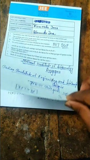 🚨JEE Advanced 2024 Scribble Pad !!! All About Scribble Pad | Important Points to Follow #jee