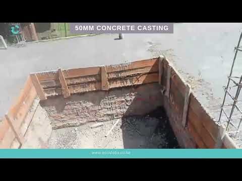 Ecoslabs 50mm Concrete Casting