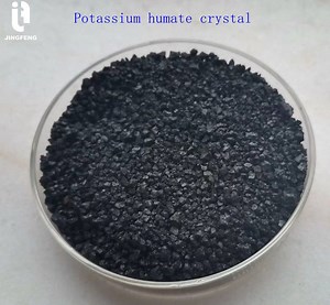 [Hot Item] Humic Acid for Agriculture 12% K2o China Potassium Humate Shiny Flakes Crystal