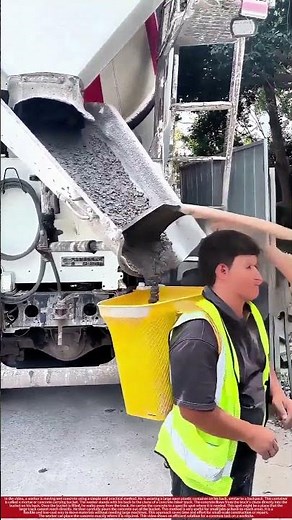 A Simple Method : Using a Backpack Bucket to Carry Concrete