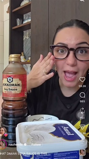 Tried ice cream with soy sauce 🥴