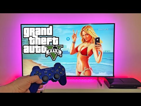 GTA 5 on the PS3 Super Slim(4K TV) - POV Gameplay