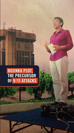 Rappler CEO Maria Ressa reported on the Bojinka plot, the precursor to 9/11 attack