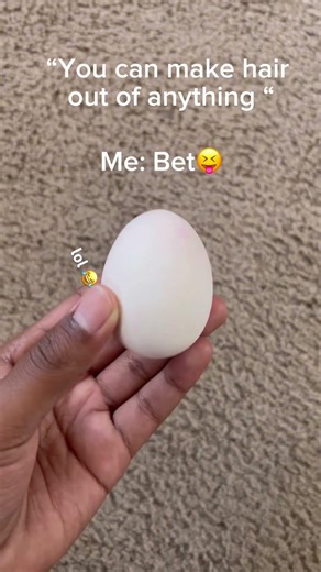 With the wind in my hair! 🎀 #egg #fyp #trending #hair