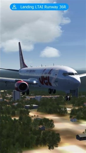 Jet2 737-800 Landing at Antalya Airport Turkey - iPhone 17 Pro Gameplay - Aerofly FS Flight Sim