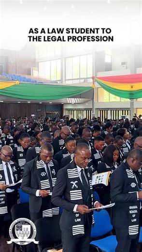 INDUCTION 2026🎉🎉 At the induction ceremony of the Ghana School of Law, our newly admitted students solemnly took the oath, marking their formal entry into professional legal training. The oath is more than a ceremonial tradition. It is a public declaration of commitment — to integrity, discipline, ethical conduct, and the responsible practice of law. By taking this pledge, our students have affirmed their readiness to uphold the dignity of the legal profession and to pursue justice with honest
