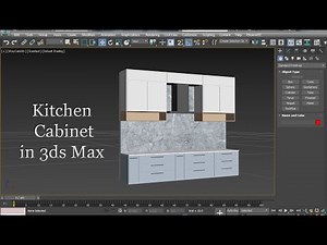 kitchen cabinet in 3ds max | kitchen in 3ds max | create kitchen cabinet in 3d max | 3d modeling