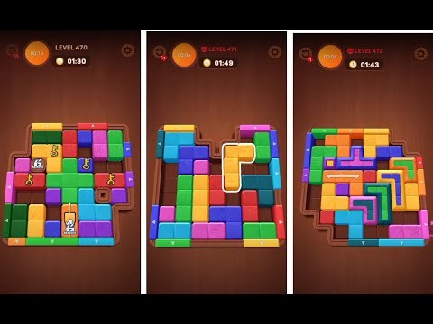 Wood Away Block Jam - Level 470 - Level 471 - Level 472