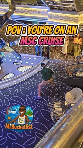 POV: YOU ARE ON A TYPICAL MSC CRUISE.... #MrBucketlist
