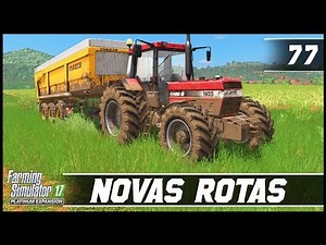 CONFIGURANDO AS NOVAS ROTAS DO COURSEPLAY! | FARMING SIMULATOR 17 PLATINUM EDITION #77 |PT-BR|