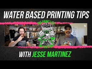 Water Based Screen Printing Tips and Advice with Jesse Martinez of Matsui Ink