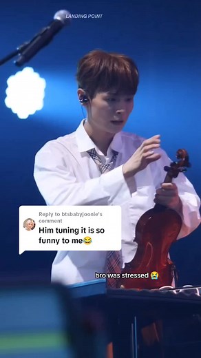 Replying to @btsbabyjoonie its even funnier when you realize he was actually muttering to himself sksksk #YECHAN #kpopfyp #kpopfypシ #viral #bandlucy #LUCY #루시 #kband #kpopfancam #violinist #violin