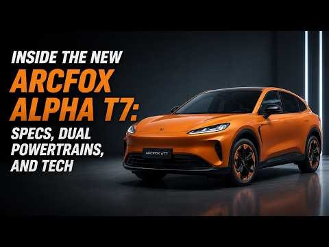 Inside the New Arcfox Alpha T7: Specs, Dual Powertrains, and Tech