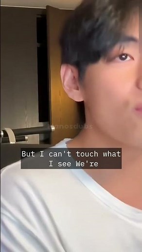 taehyung singing "two ghosts" by harry styles